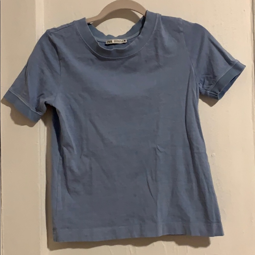 Light blue Zara t shirt